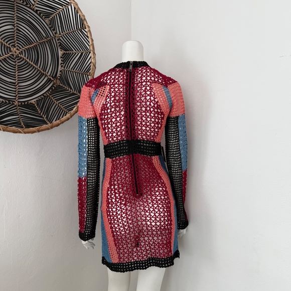 NWT, Bebe Netted Dress - Picture 6 of 8